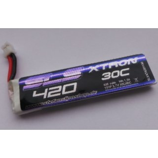 SLS XTRON 420mAh / 3,7V / 30C / 2C / 1s-1p /- SLS: SLSXT04201130*