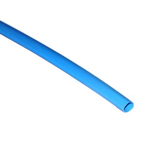 Schrumpfschlauch, (Rolle 200m),  1,6 / 0,8 mmØ / blau