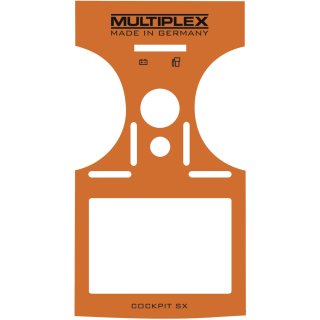 Dekorbogen COCKPIT SX 7/9 / orange /- Multiplex: 724405