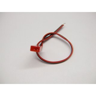 BEC / Gegenkabel (Stift) / 2x 0,25mm² / Zwillingslitze / PVC / 16cm / Kabelenden verzinnt / (Typ NA)