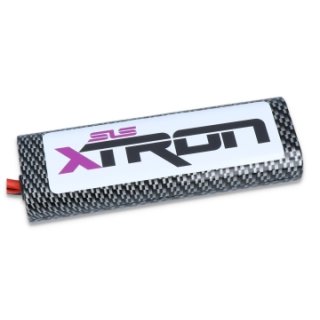 SLS XTRON 3900mAh 2S1P 7,4V 25C/50C  Hardcase Rund /- SLS: SLSXT39002125HR