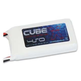 SLS X-CUBE 450mAh 2S1P 7,4V 30C/60C /- SLS: SLSCUX04502130
