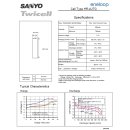 Empfängerakku Sanyo eneloop / 800 / 4,8V / Ni-MH / 4 Zellen / Würfel / GR