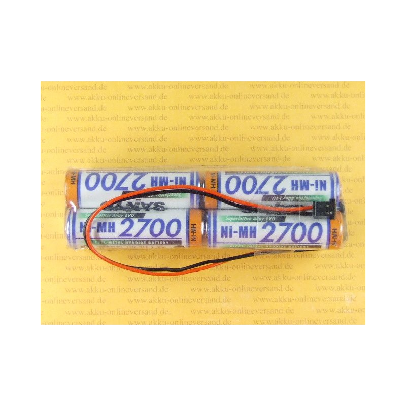 Senderakku Graupner Sanyo 2700mAh 9 6V Ni MH 8 Zellen W r senderakku-graupner-sanyo-2700mah-9-6v-ni-mh-8-zellen-w-r