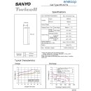 Empfängerakku Sanyo eneloop / 2000 / 6V / Ni-MH / 5 Zellen / Reihe / BEC