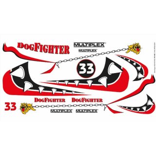 Dekorbogen "Racer" /- DogFighter /- Multiplex: 724582